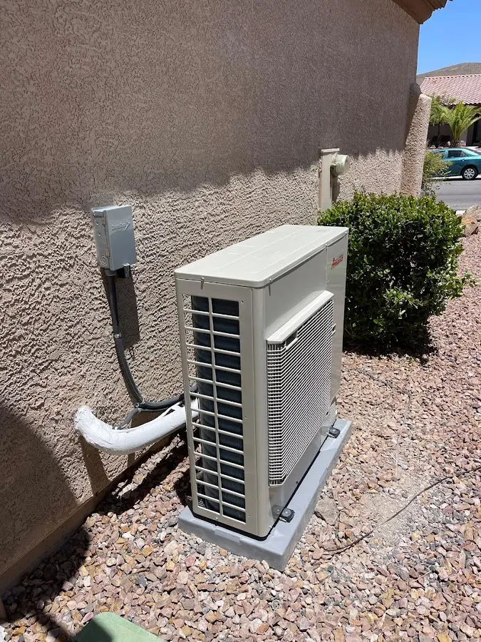 Residential air conditioning condenser unit in Marple